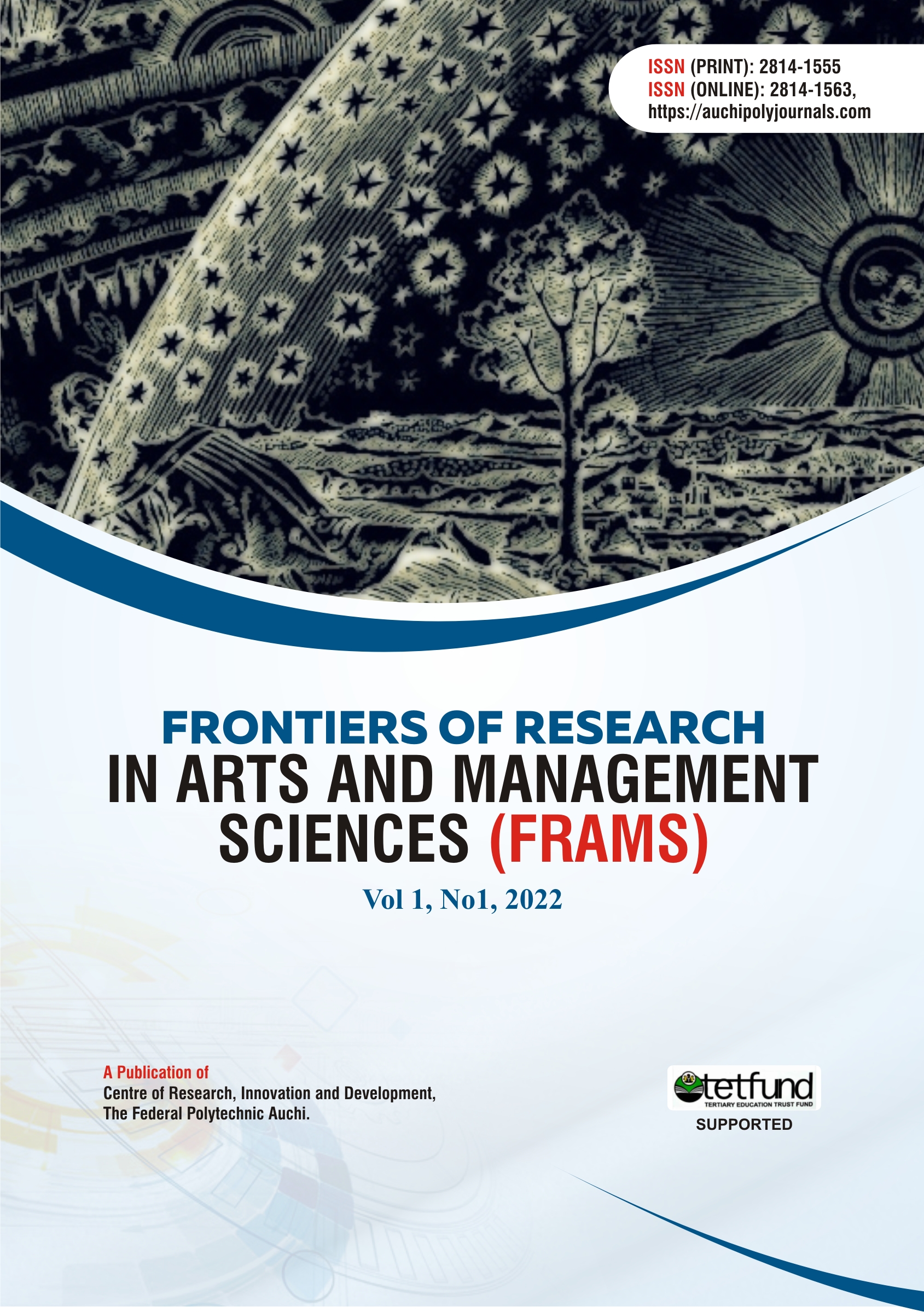 					View Vol. 1 No. 1 (2023): FRAMS Volume 1 Issue 1 - 2023
				